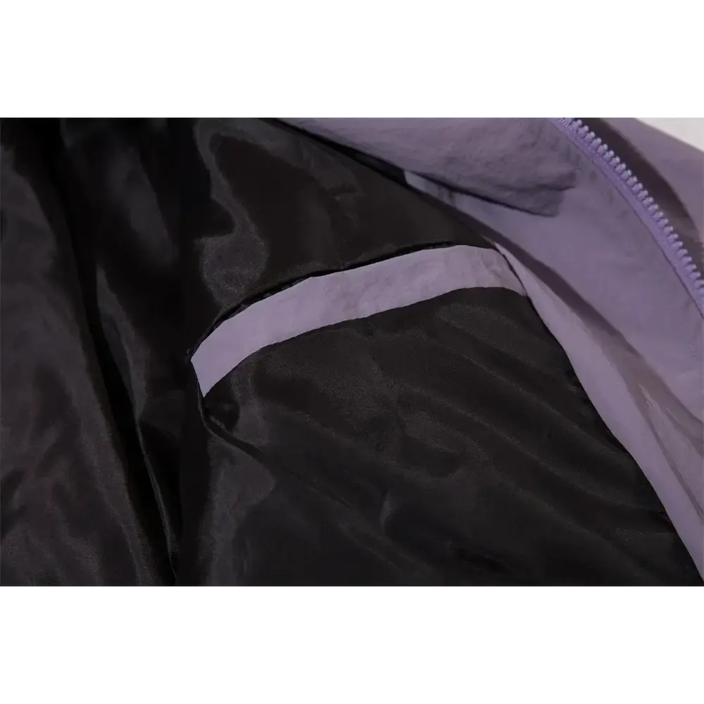 Trendy Y2K Jacket with V-Neck Collar and Zipper Closure