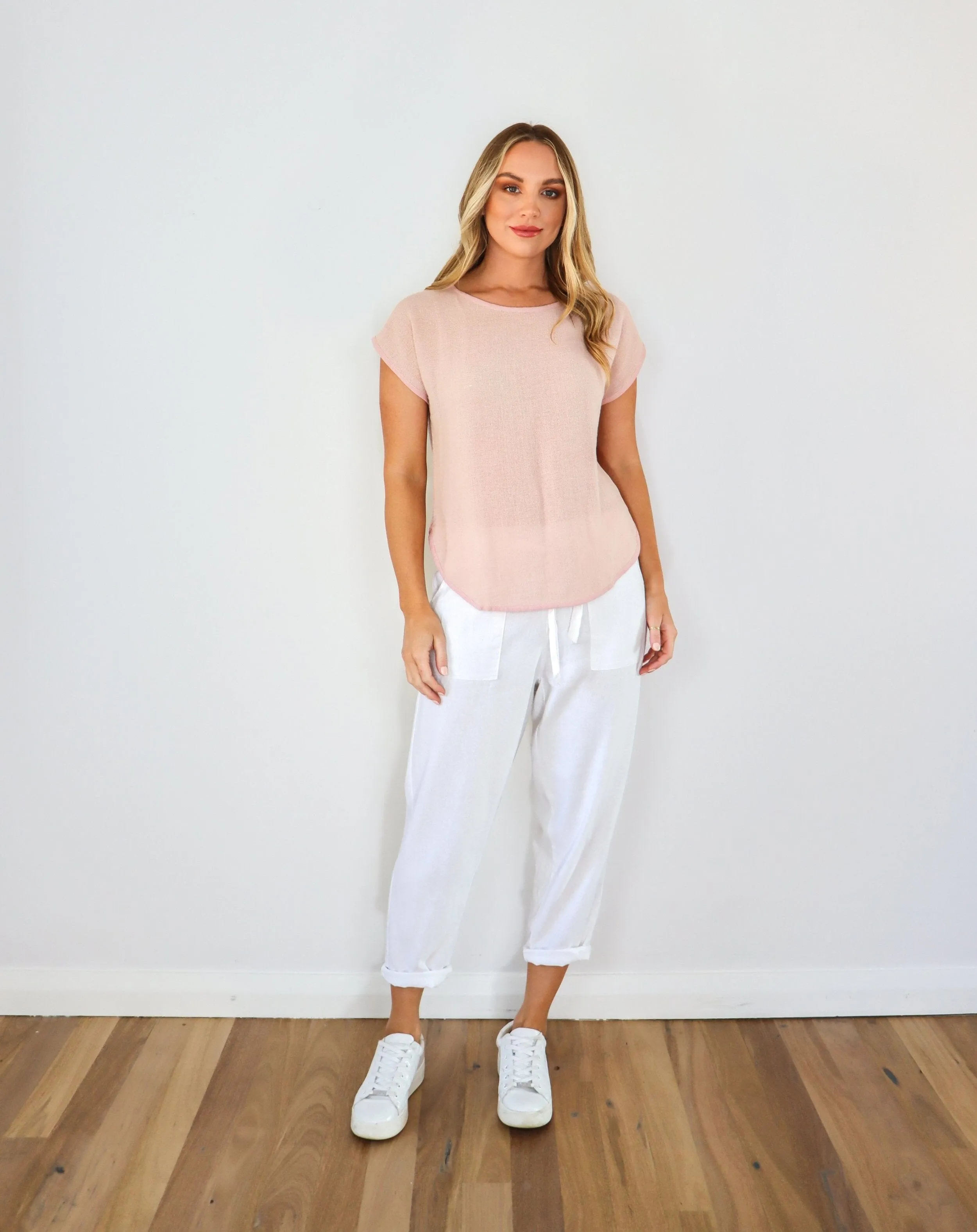 Tuscan Linen Pants - White