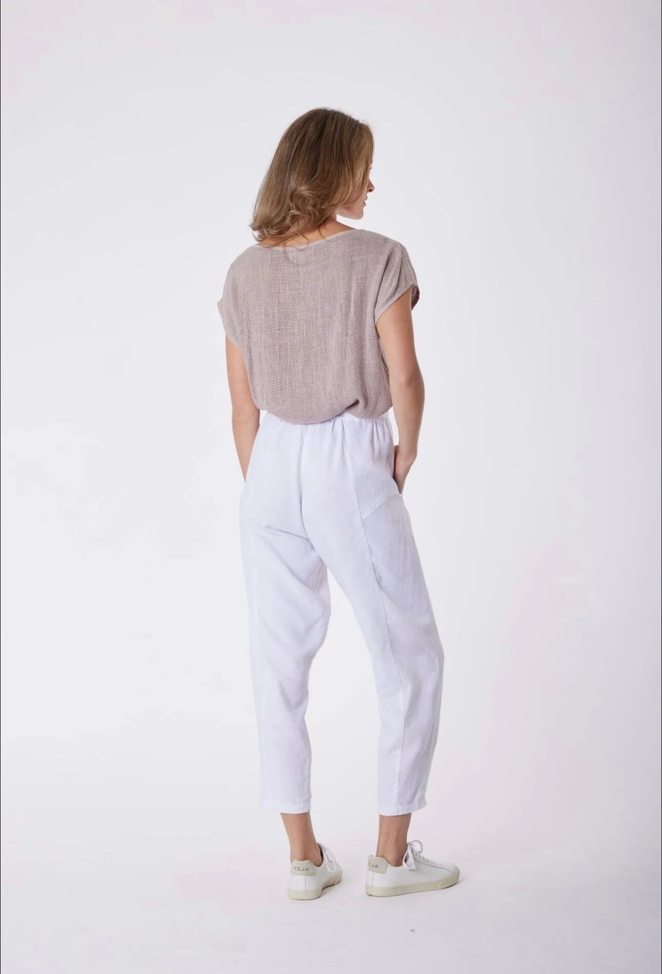 Tuscan Linen Pants - White