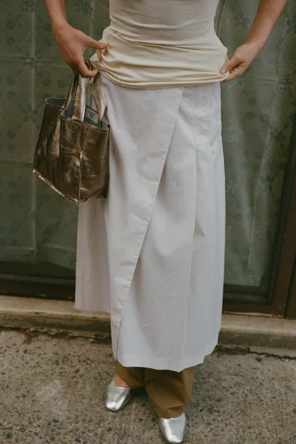 UMBRA SKIRT, ALMONDINE