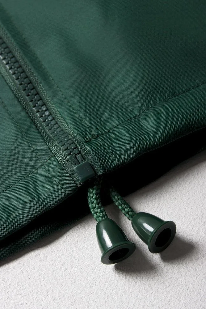 Unisex Primary School Rain Jacket Green