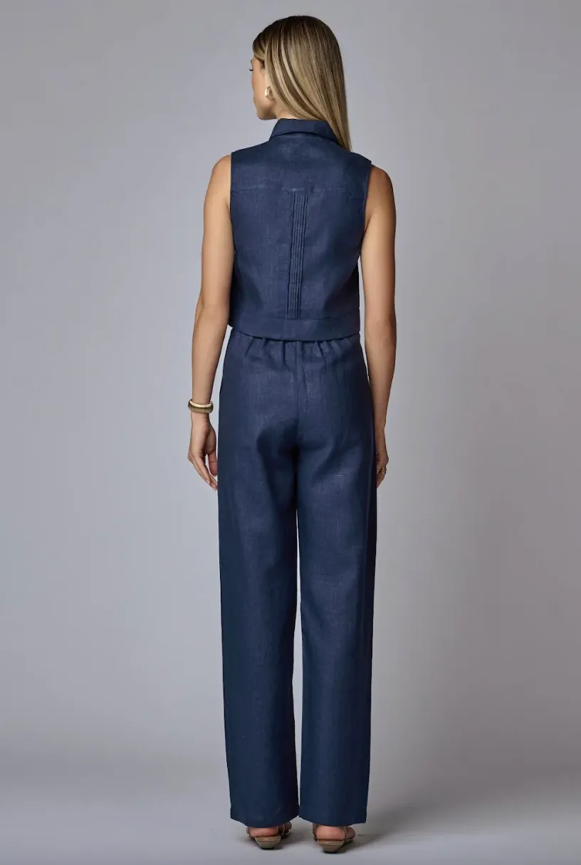 Vera Top Indigo