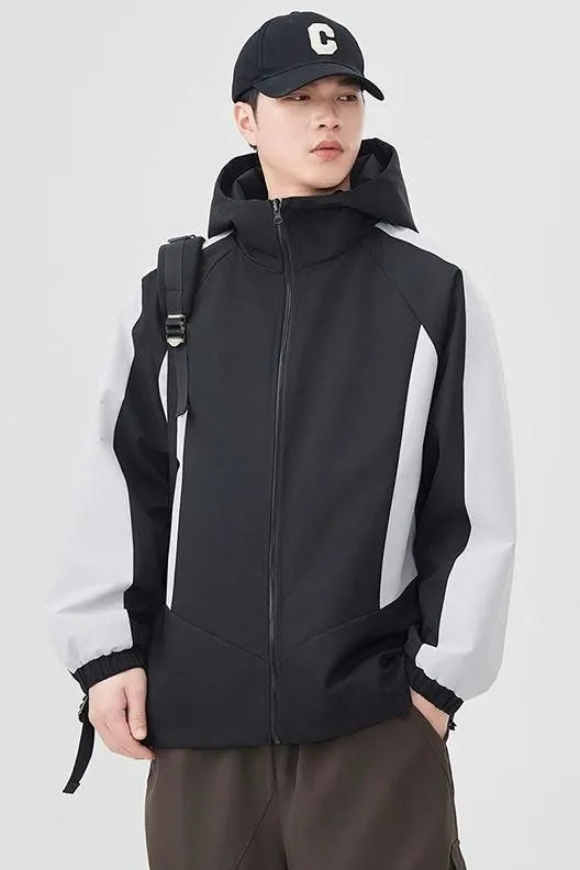 Versatile Raincoat Featuring Drawstring Hem and Stain-Resistant Material