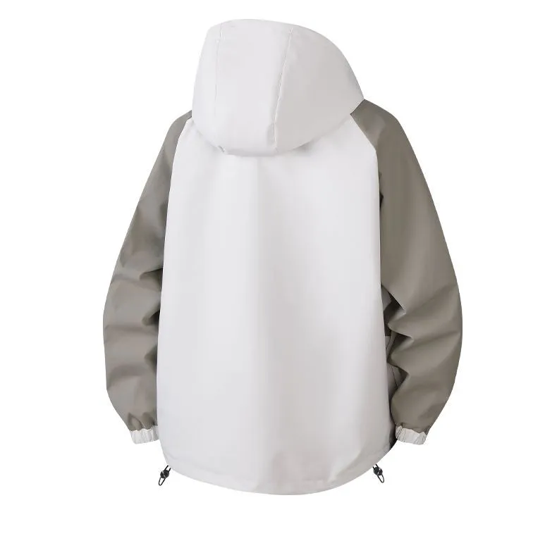 Versatile Raincoat Featuring Drawstring Hem and Stain-Resistant Material