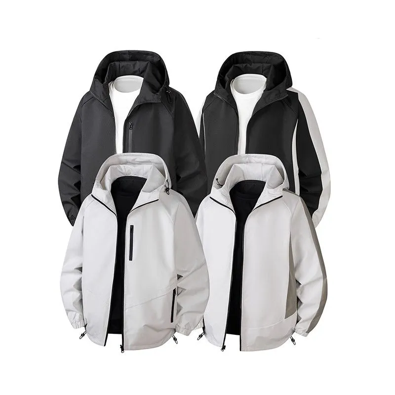 Versatile Raincoat Featuring Drawstring Hem and Stain-Resistant Material