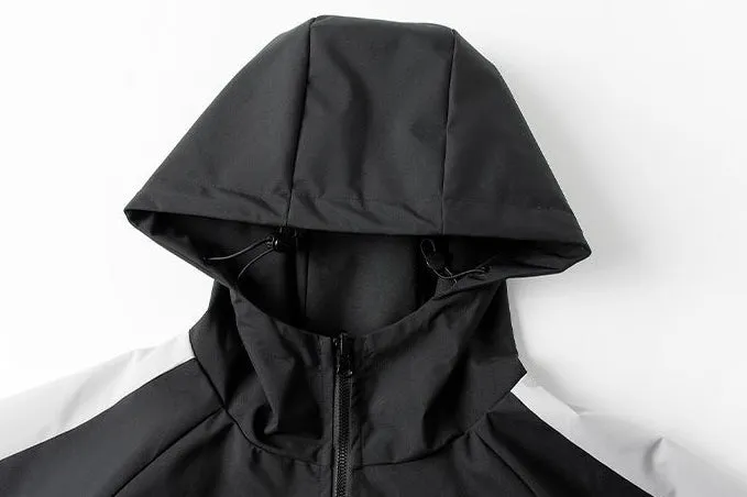 Versatile Raincoat Featuring Drawstring Hem and Stain-Resistant Material