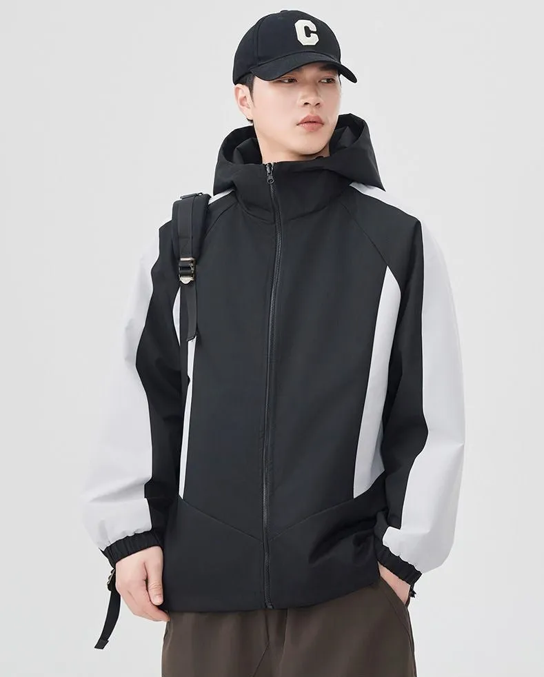 Versatile Raincoat Featuring Drawstring Hem and Stain-Resistant Material