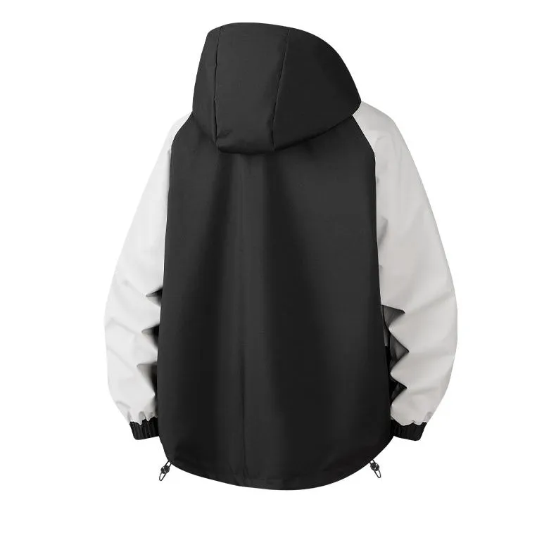 Versatile Raincoat Featuring Drawstring Hem and Stain-Resistant Material