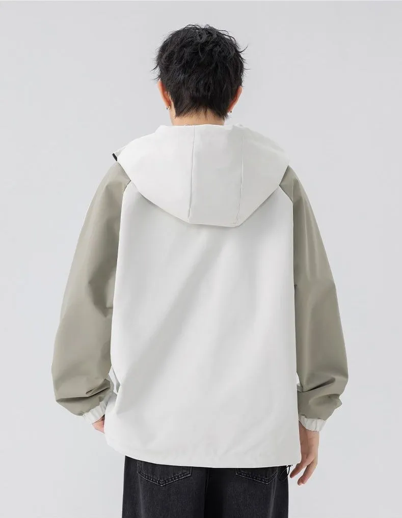 Versatile Raincoat Featuring Drawstring Hem and Stain-Resistant Material