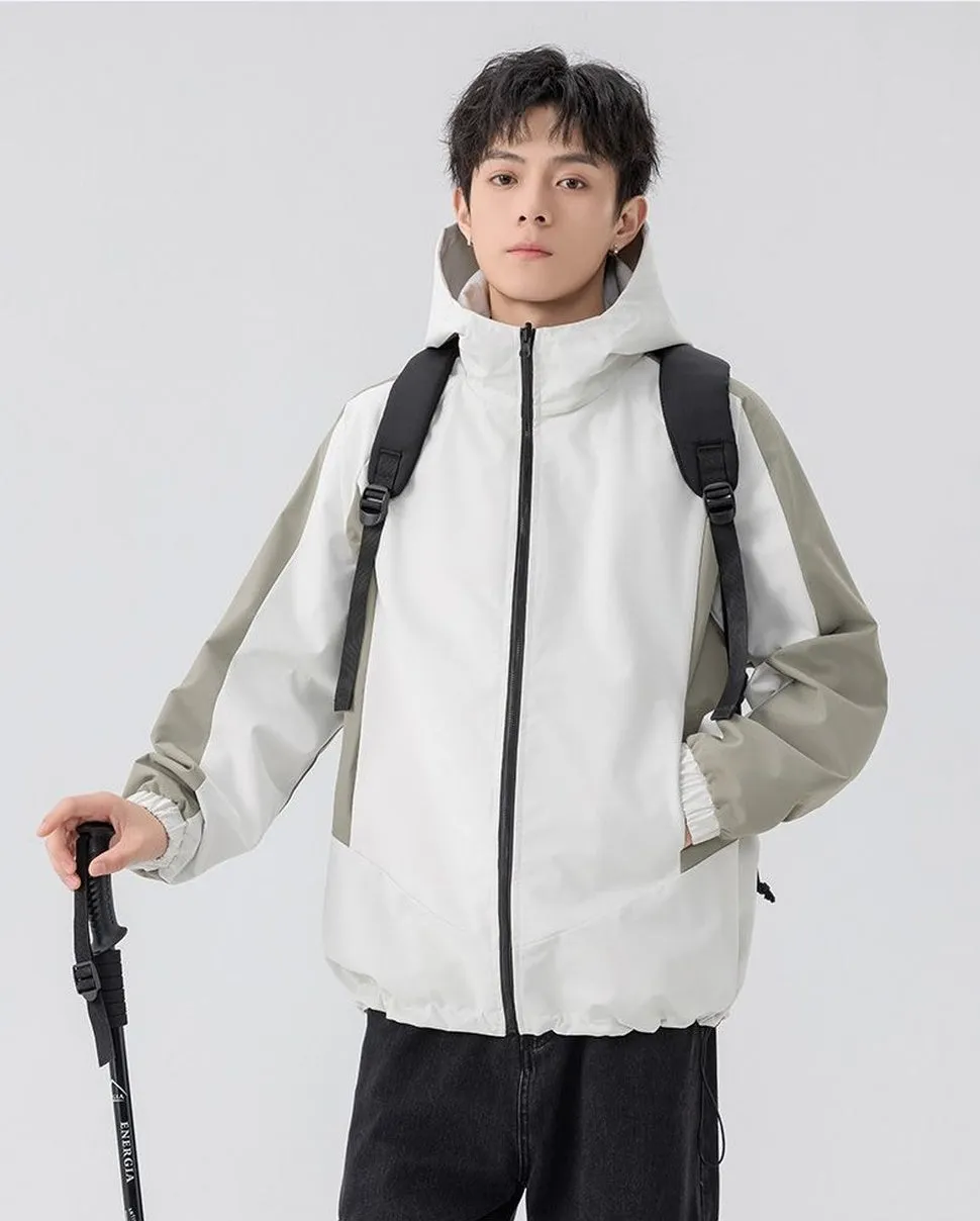 Versatile Raincoat Featuring Drawstring Hem and Stain-Resistant Material