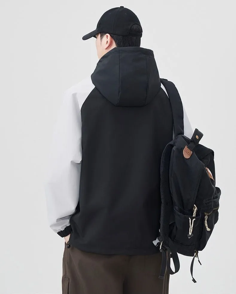 Versatile Raincoat Featuring Drawstring Hem and Stain-Resistant Material