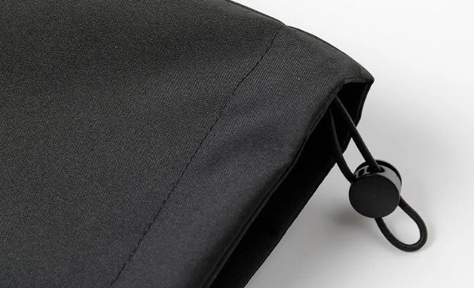 Versatile Raincoat Featuring Drawstring Hem and Stain-Resistant Material