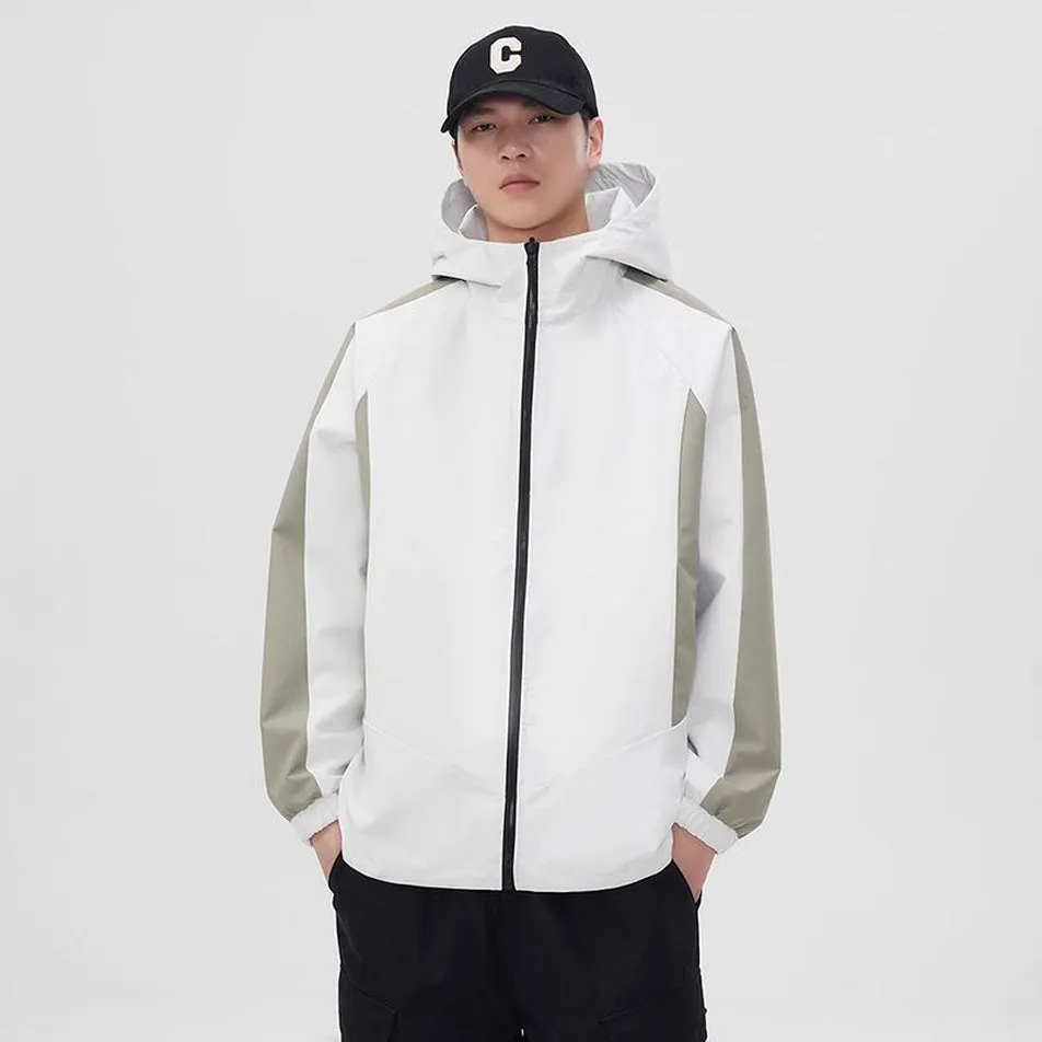 Versatile Raincoat Featuring Drawstring Hem and Stain-Resistant Material