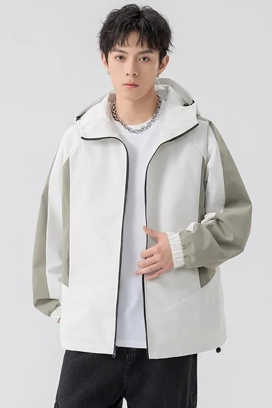 Versatile Raincoat Featuring Drawstring Hem and Stain-Resistant Material