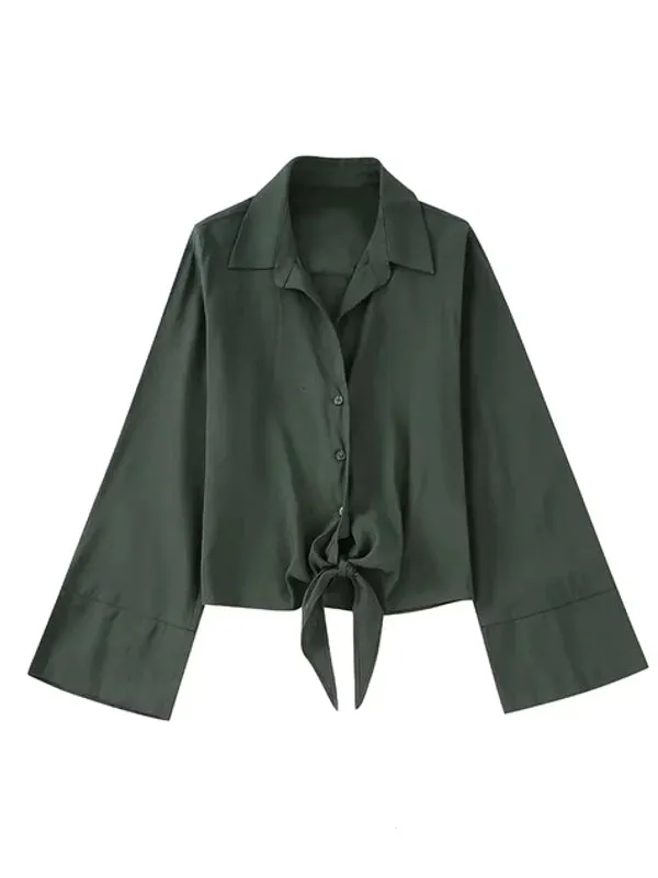 Vintage Office Lady Solid Women Suits Split Pleated Skirts