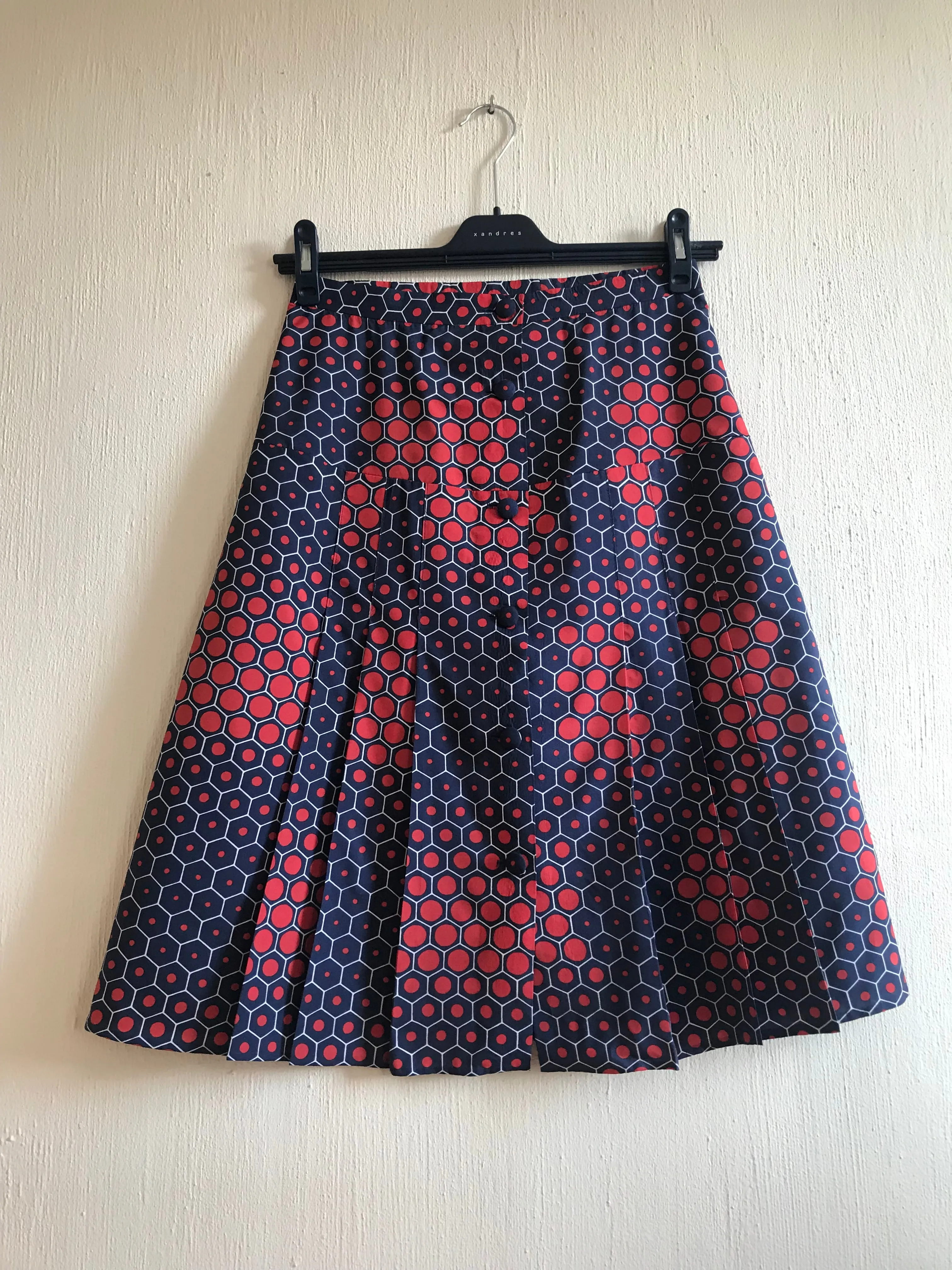 Vintage pleated 70s skirt (M)