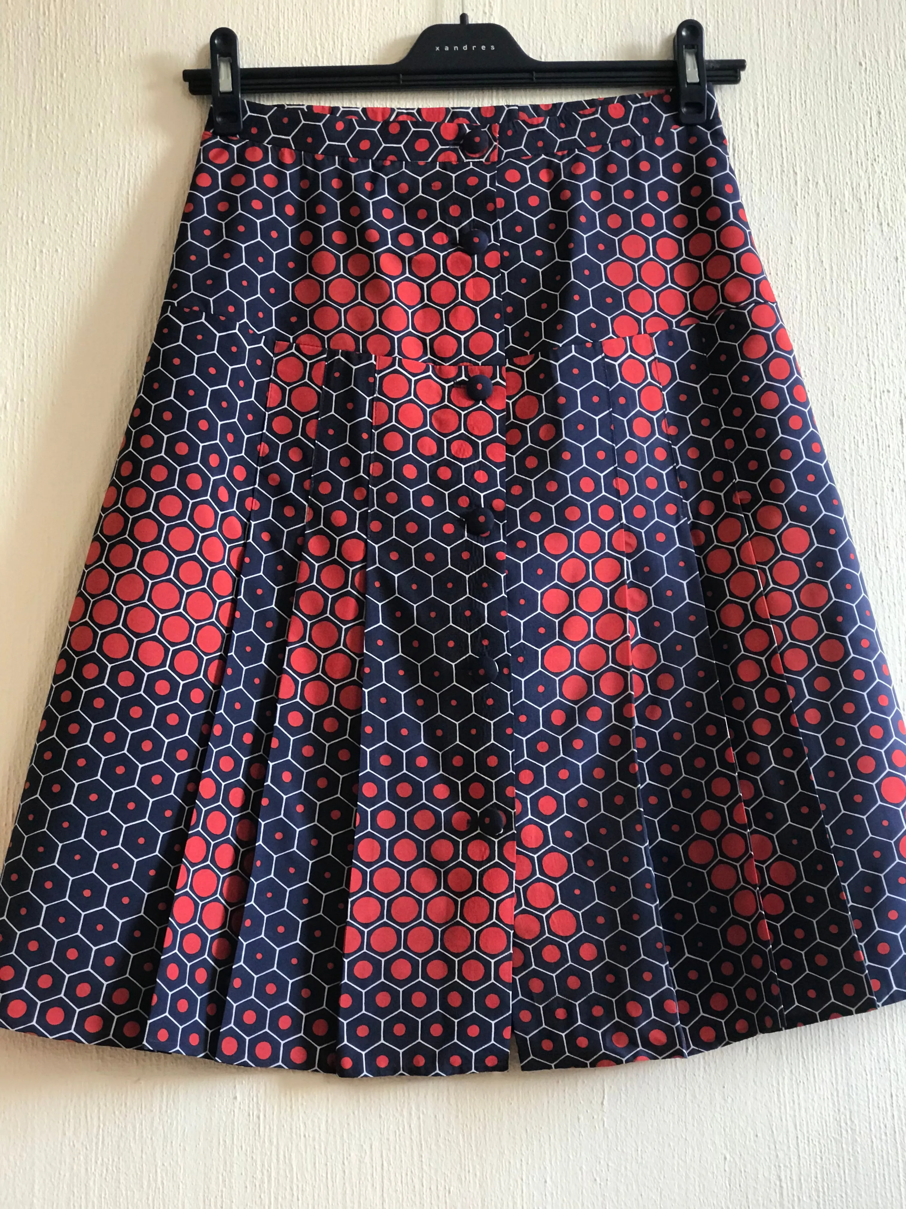 Vintage pleated 70s skirt (M)