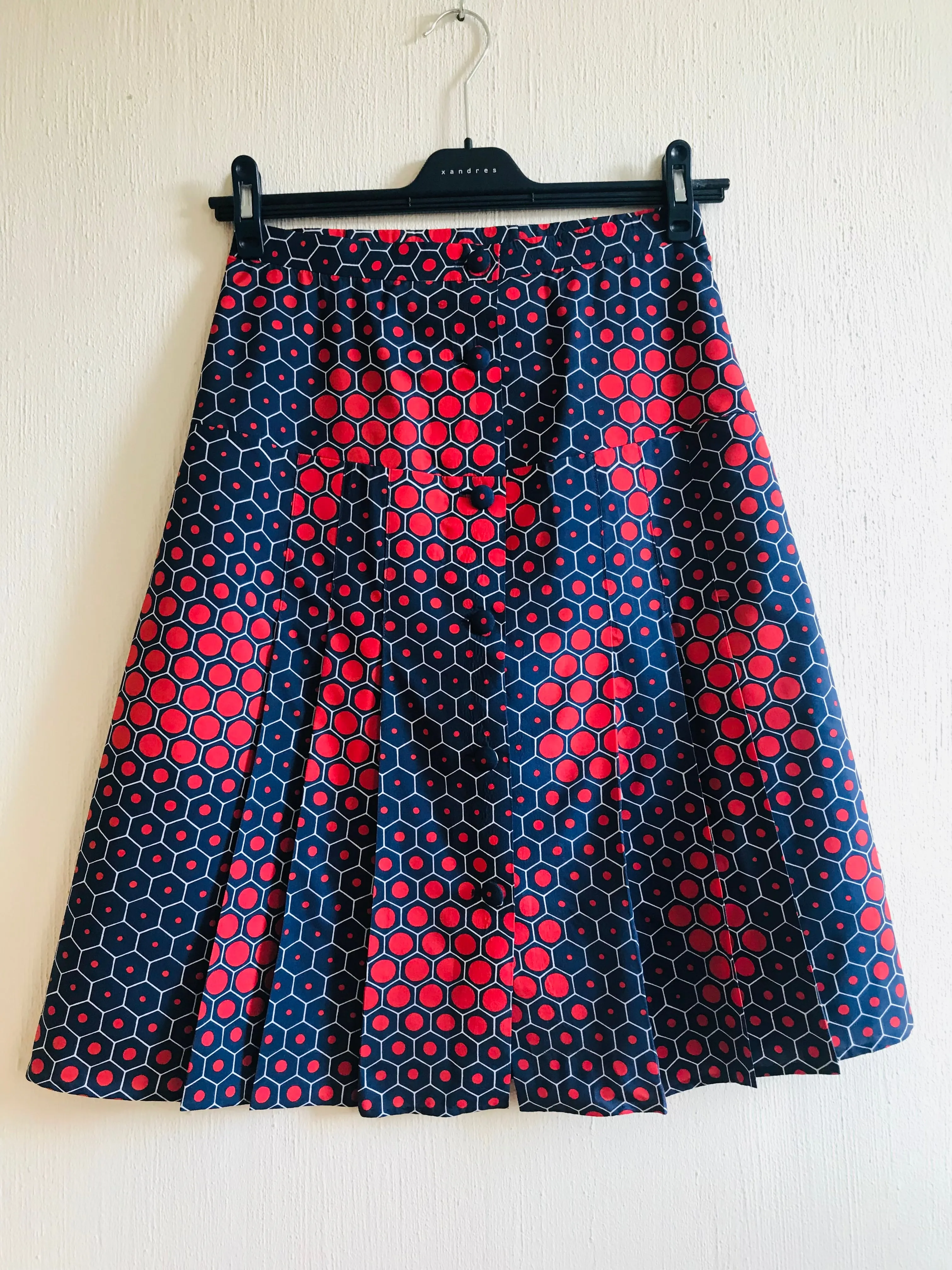 Vintage pleated 70s skirt (M)