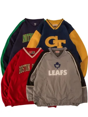 VINTAGE PRO SPORT WINDBREAKER PULLOVER JACKETS