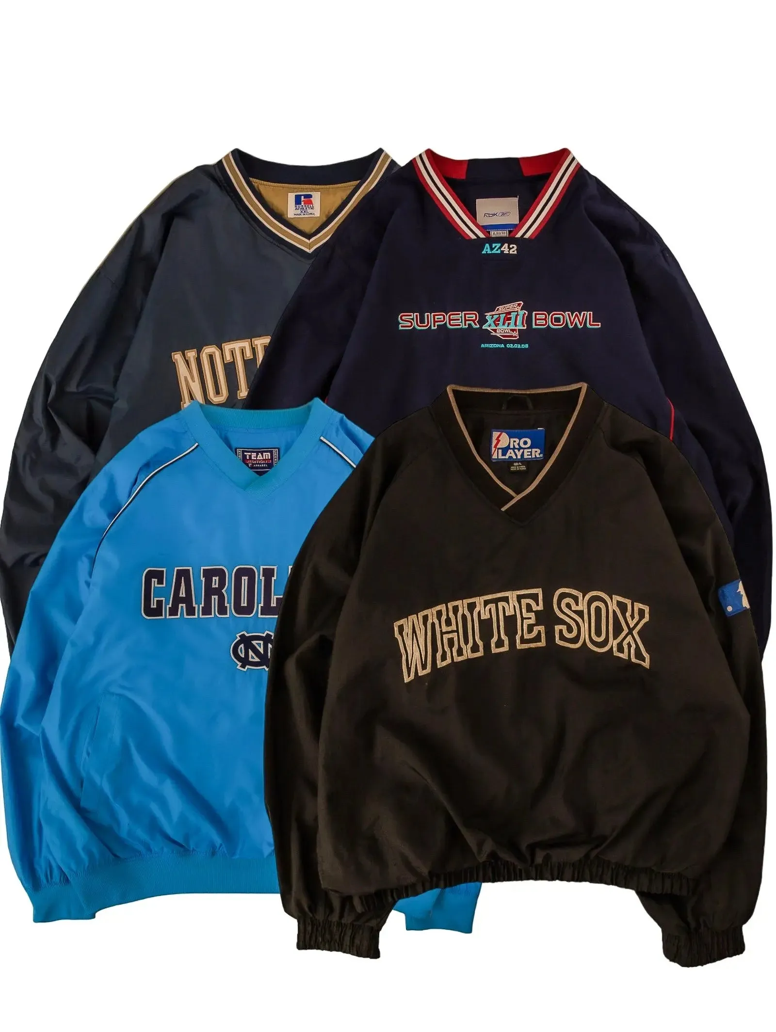 VINTAGE PRO SPORT WINDBREAKER PULLOVER JACKETS