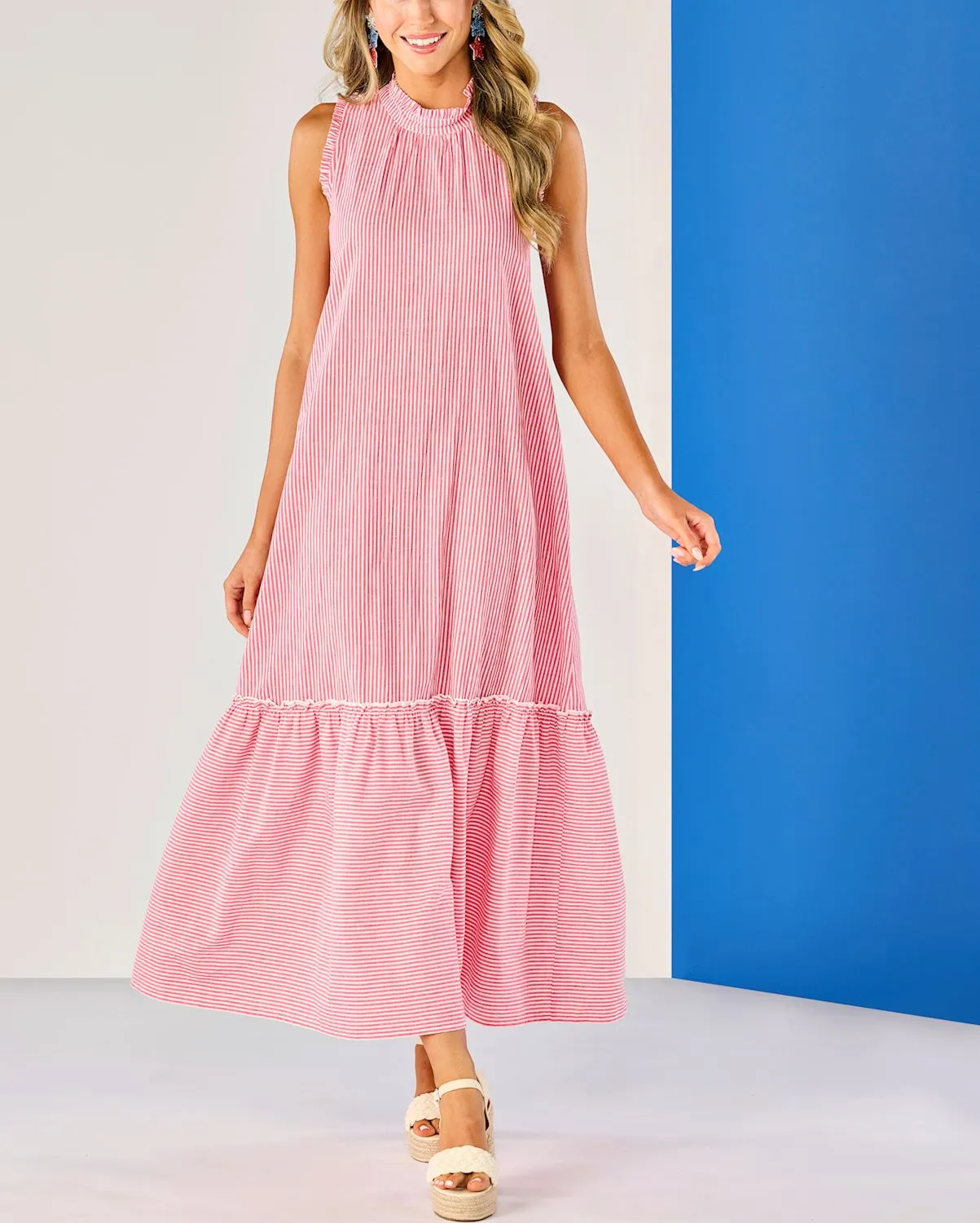Wallis Stripe Maxi Dress (More Colors)