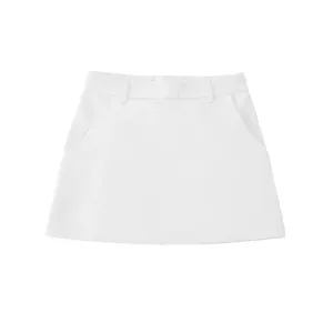 White High-rise Mini Skirt | Dreamofthe90s