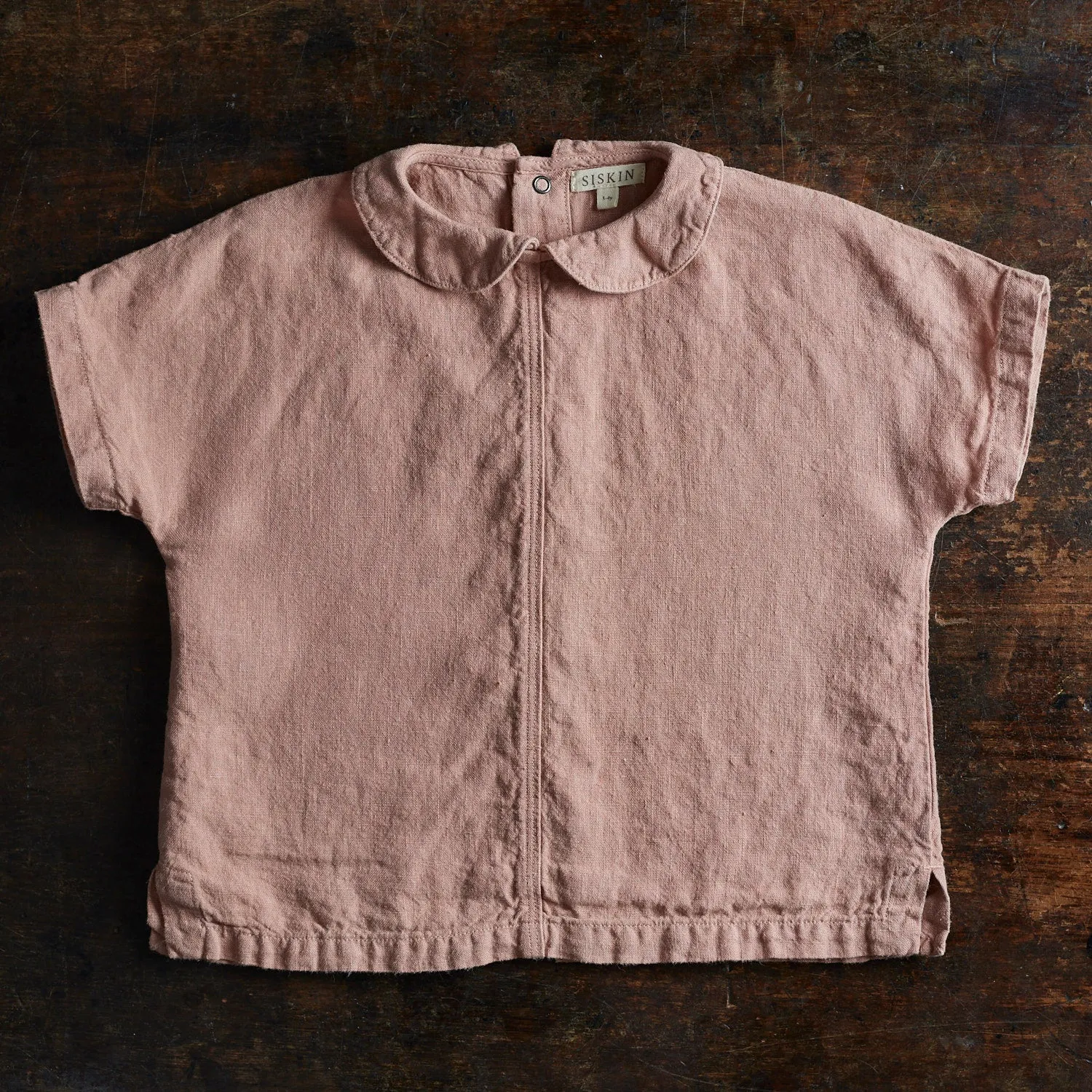 Willow Blouse - Linen - Peony