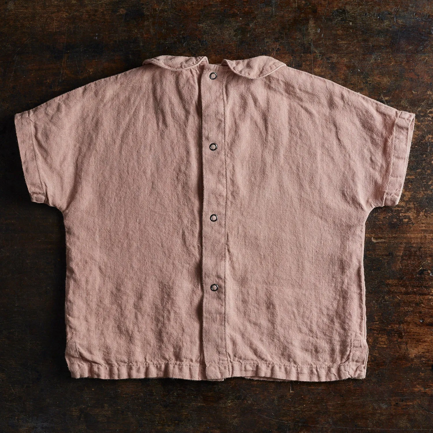 Willow Blouse - Linen - Peony