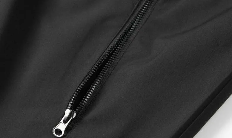 Windproof and Solid Raincoat for Men with Zippered Pocket