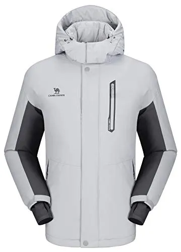 Winter jacket men warm waterproof windproof fleece snow coats