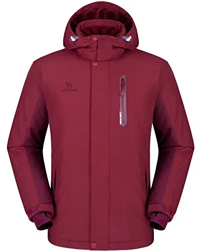 Winter jacket men warm waterproof windproof fleece snow coats