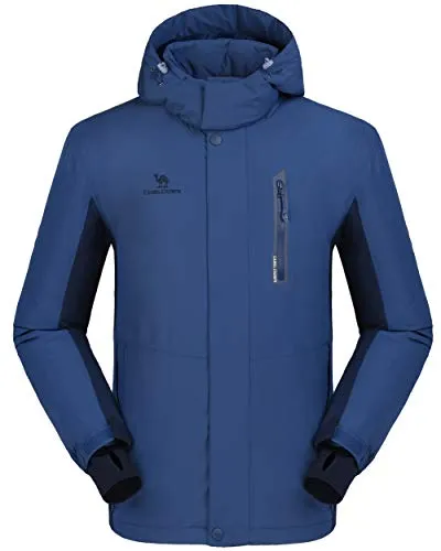 Winter jacket men warm waterproof windproof fleece snow coats