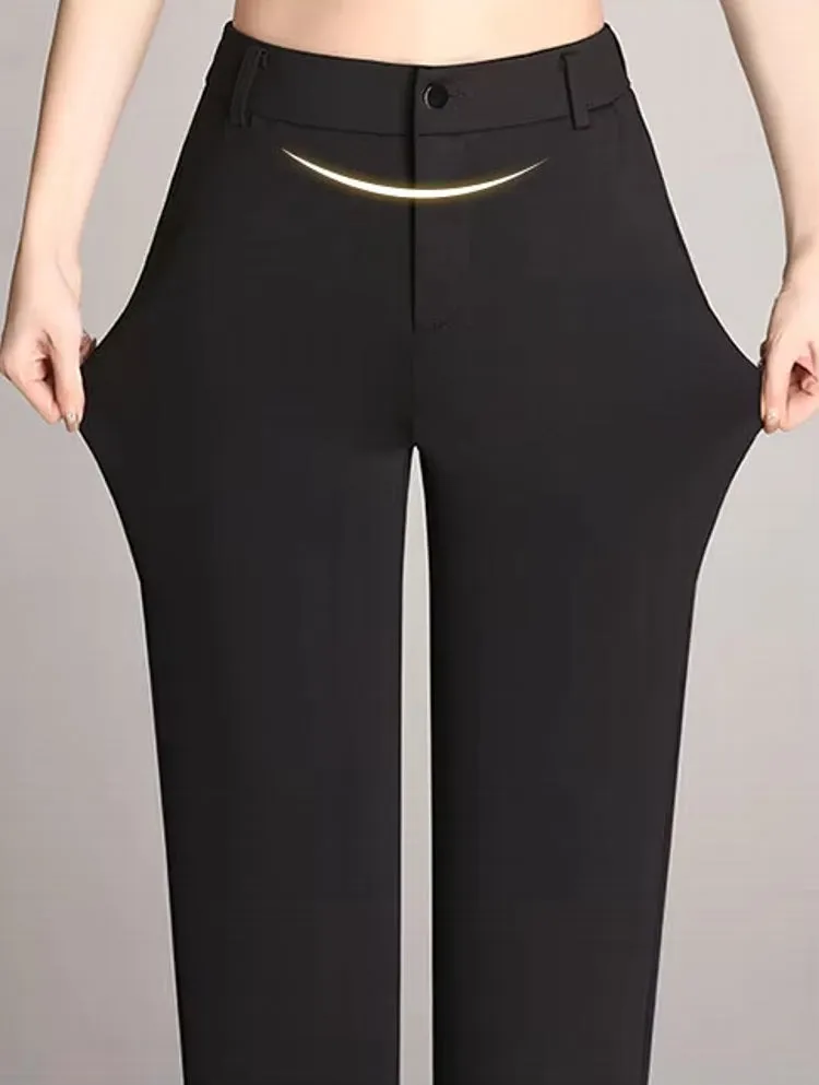 Women Pants Autumn Casual Wide Leg Flared Pants