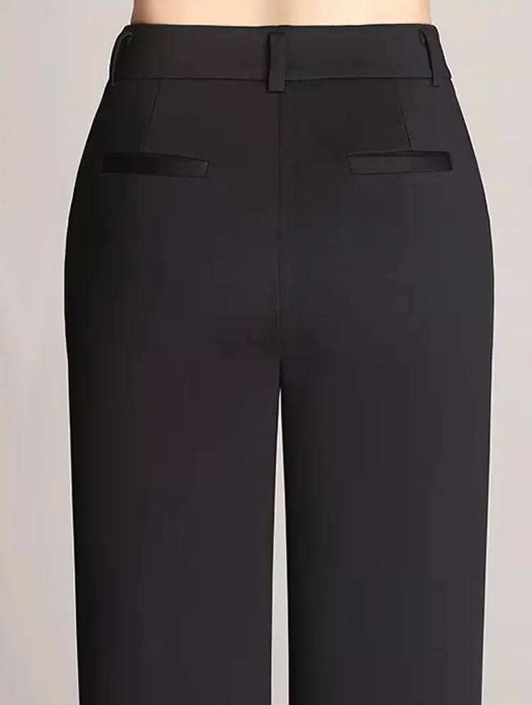 Women Pants Autumn Casual Wide Leg Flared Pants