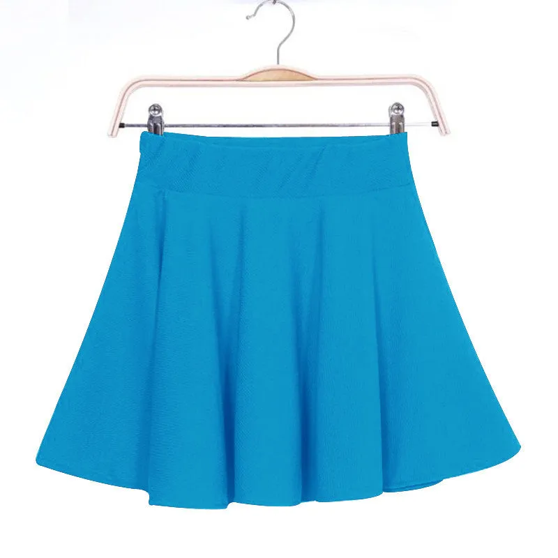 Women Skirt Sexy Mini Short Skirt Fall Skirts Womens Stretch High Waist Pleated Tutu Skirt