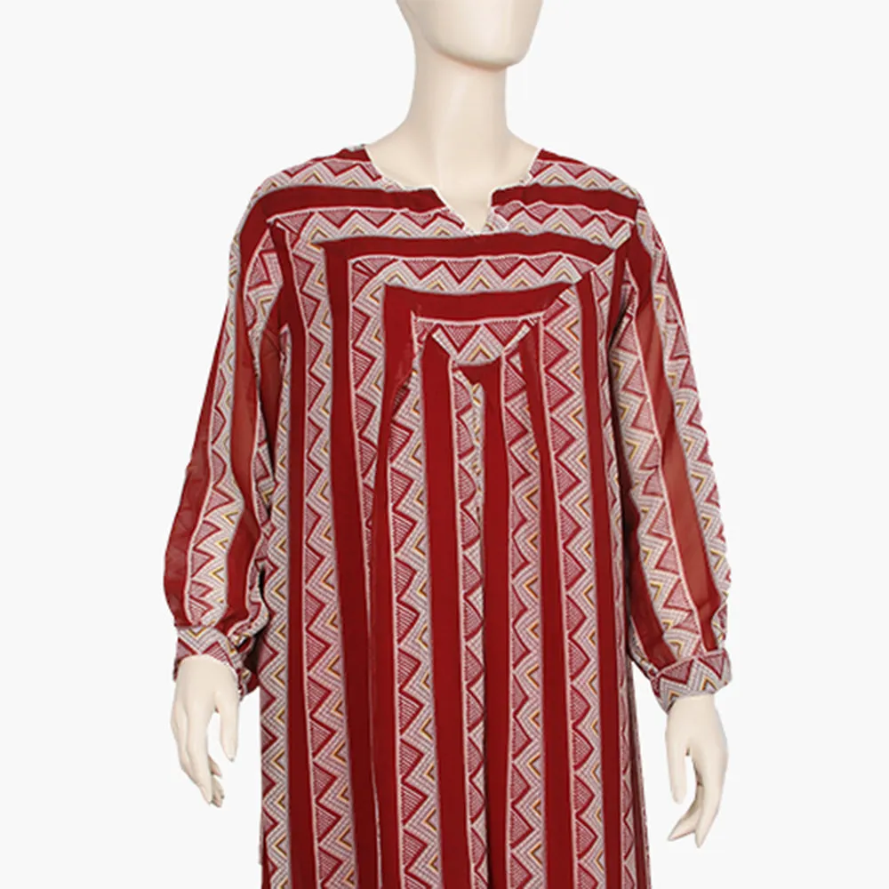 Women's Long Maxi - Maroon