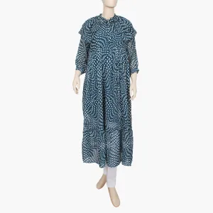 Women's Long Maxi - Steel Green