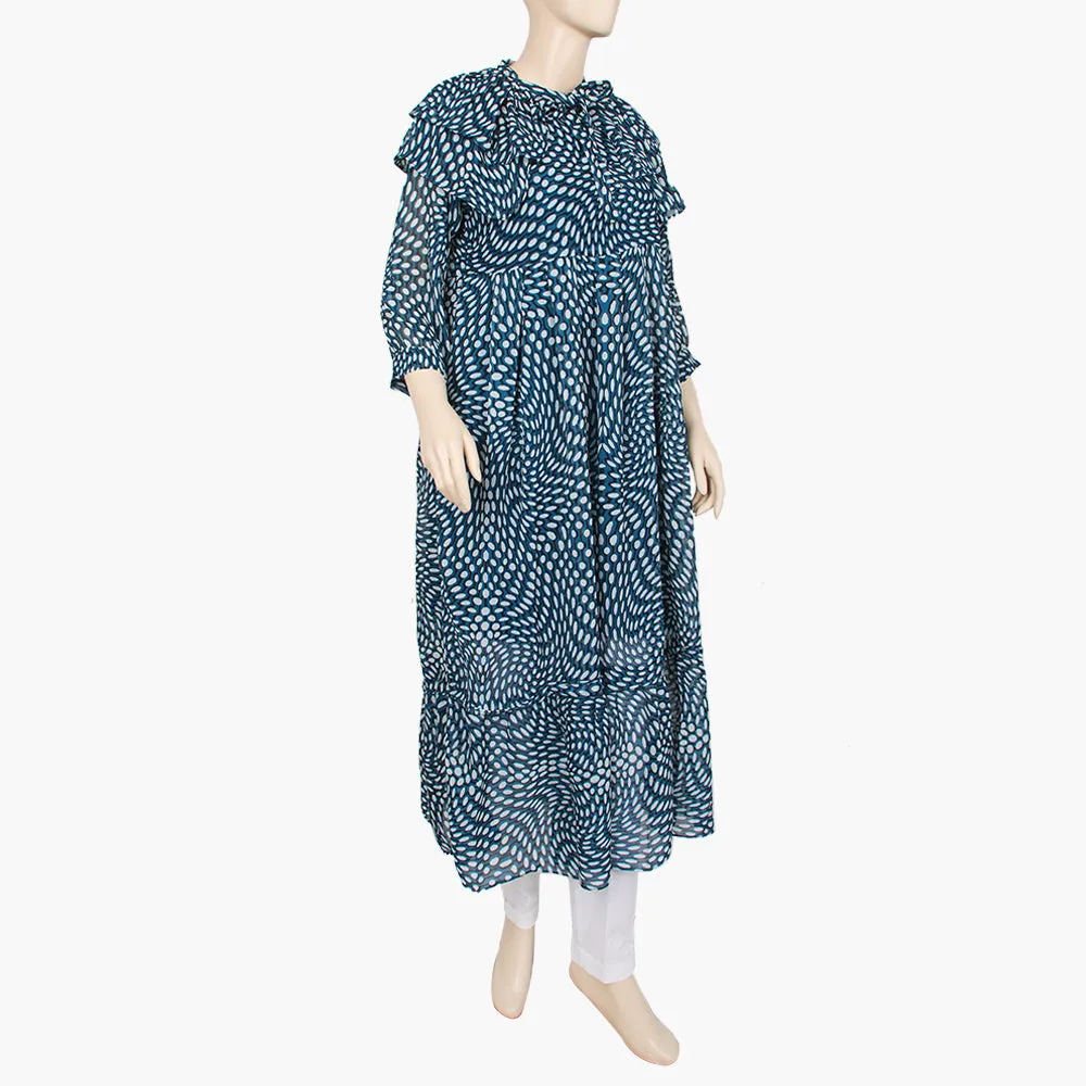 Women's Long Maxi - Steel Green