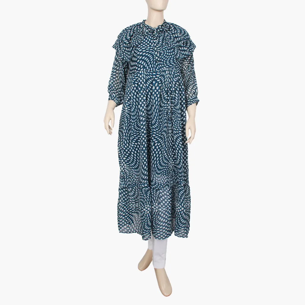 Women's Long Maxi - Steel Green