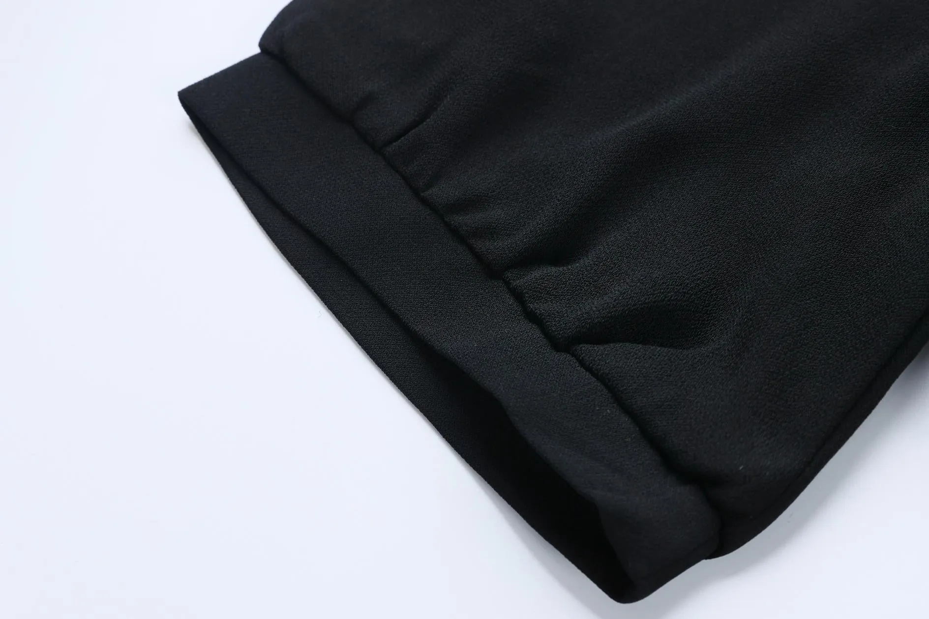 Women's Solid Color Chiffon Button-up T-Shirt Dress with Shirred Waist