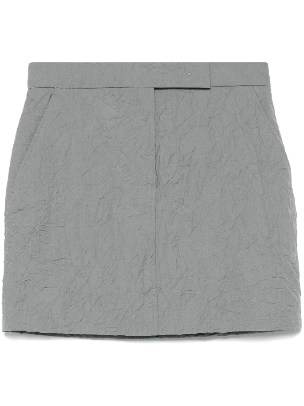 Wool mini skirt