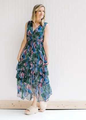 X Springtime Romance Sleeveless Maxi Dress