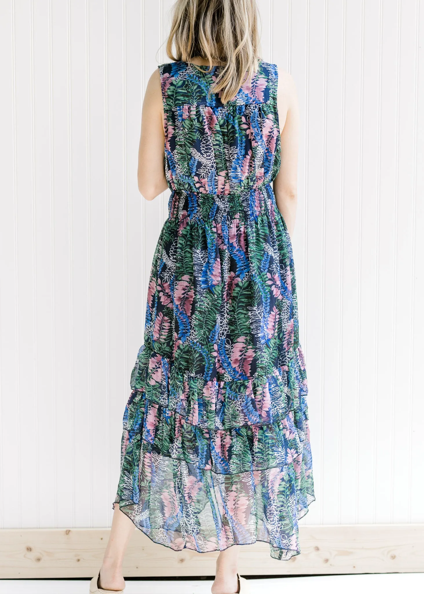 X Springtime Romance Sleeveless Maxi Dress