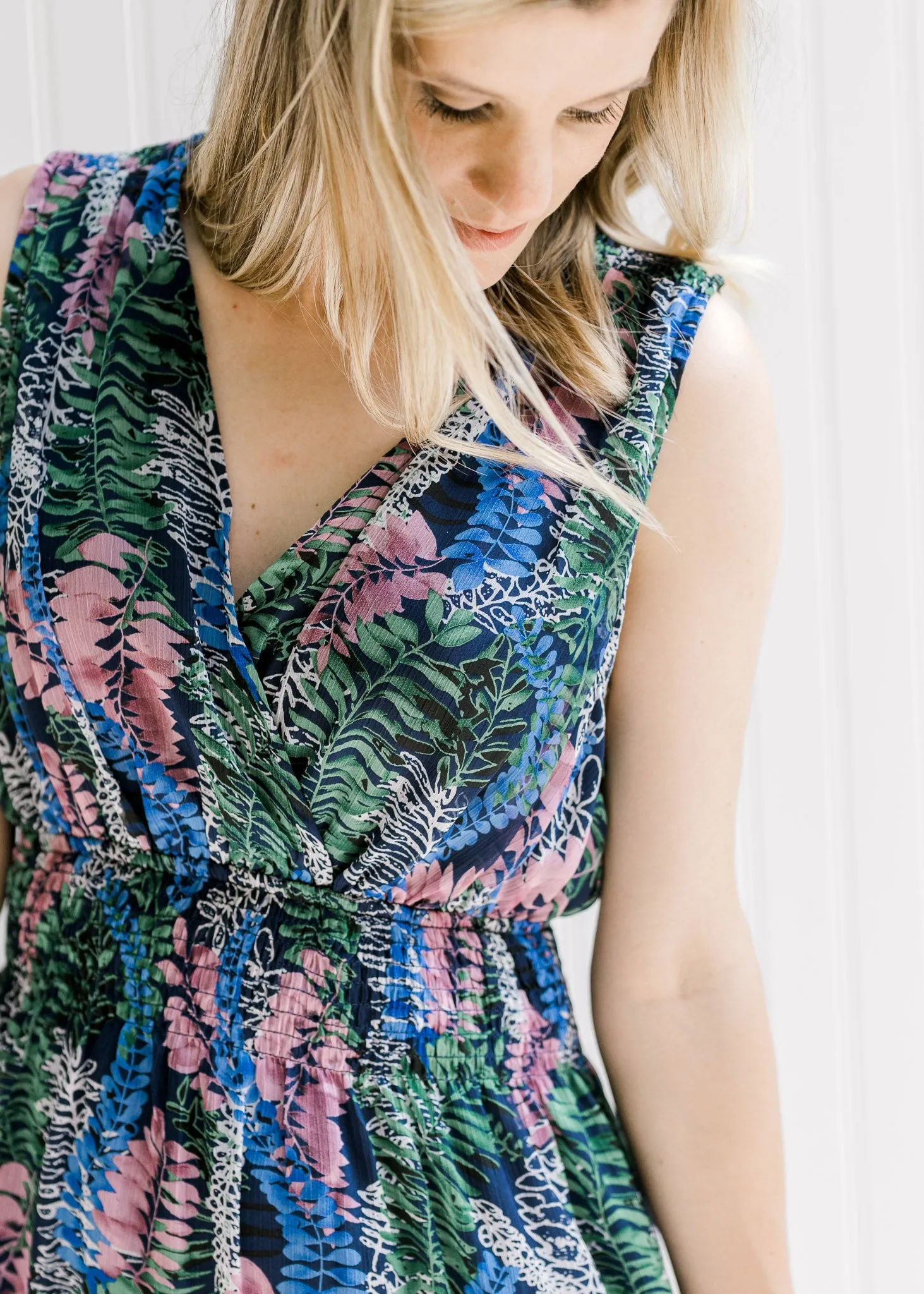X Springtime Romance Sleeveless Maxi Dress