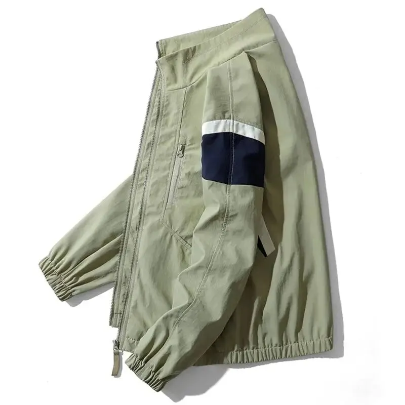 Y2K Bomber Windbreaker Jacket for Streetwear Style Enhancement