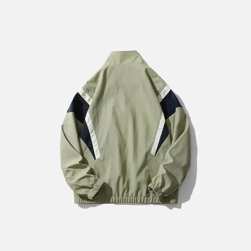 Y2K Bomber Windbreaker Jacket for Streetwear Style Enhancement