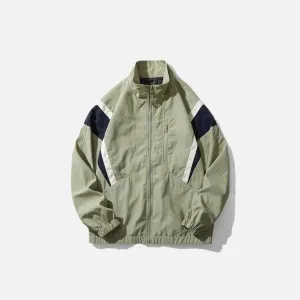 Y2K Bomber Windbreaker Jacket for Streetwear Style Enhancement