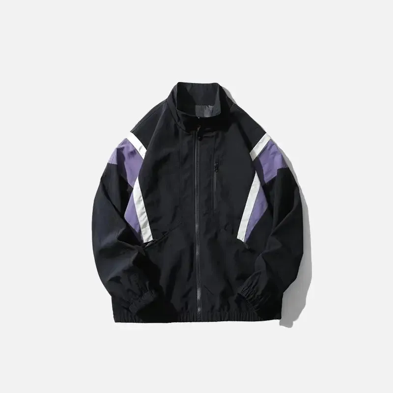 Y2K Bomber Windbreaker Jacket for Streetwear Style Enhancement