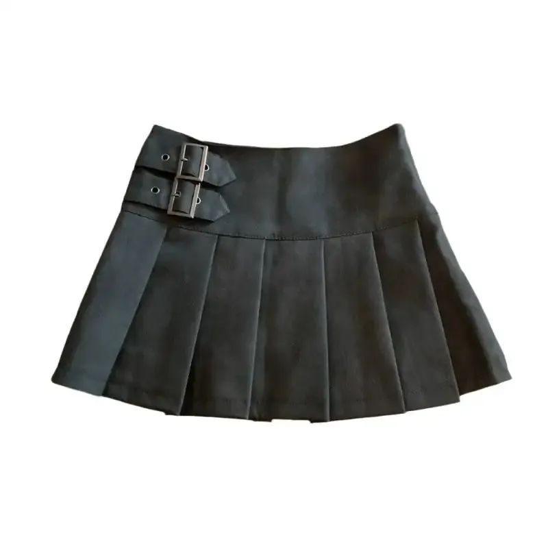 Y2K Leather Skirt