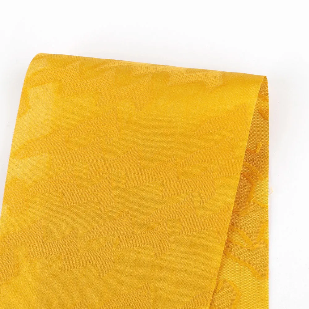 Zig-Zag Devoré Cotton / Silk - Canary